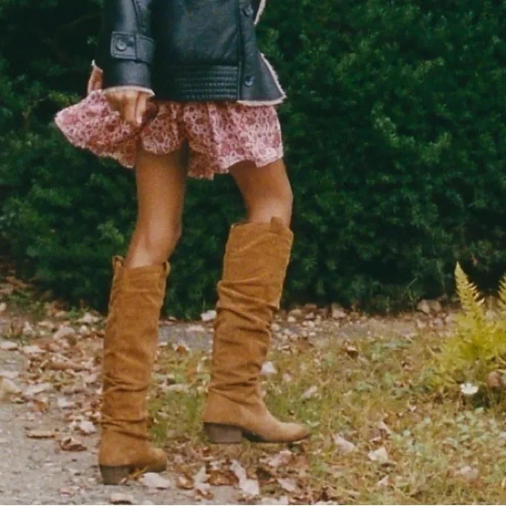 Anthropologie Tall Scrunch Boots - Picture 1 of 7